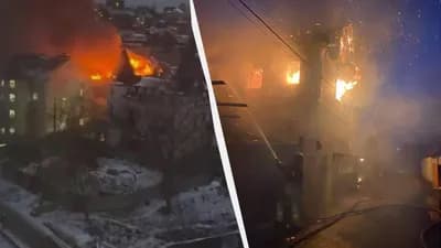 Kiyevə Rus hücumu: 1 ölü, 19 yaralı - uşaqlar da var!